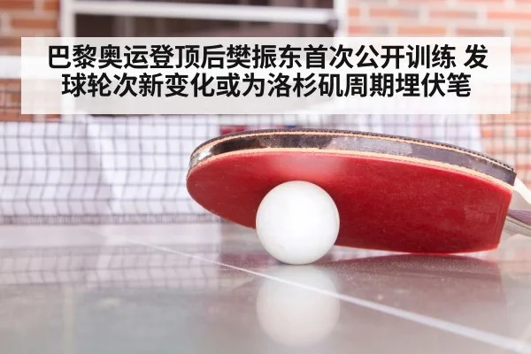 table tennis training concept